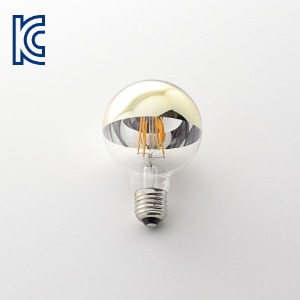 LED 전구 G80 하프미러 필라멘트 LED 4W